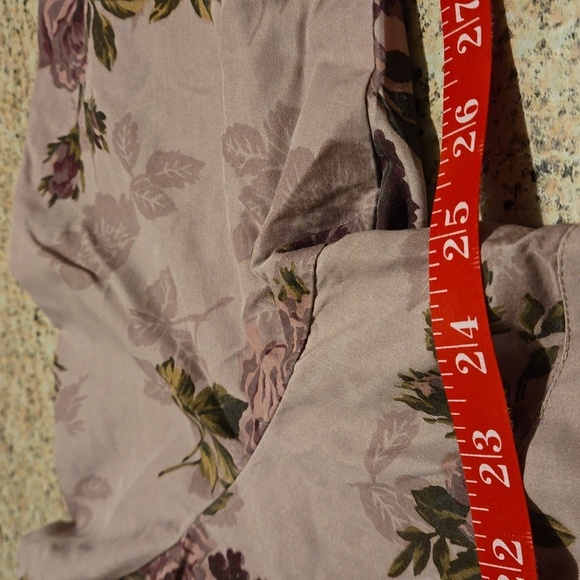 Liz Claiborne First Issue Top Lavender Floral Print Women 2X - Picture 8 of 9